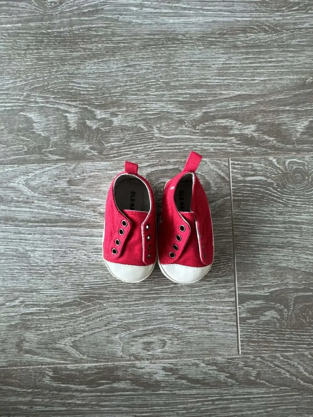 Old Navy Red Canvas Toddler Shoes